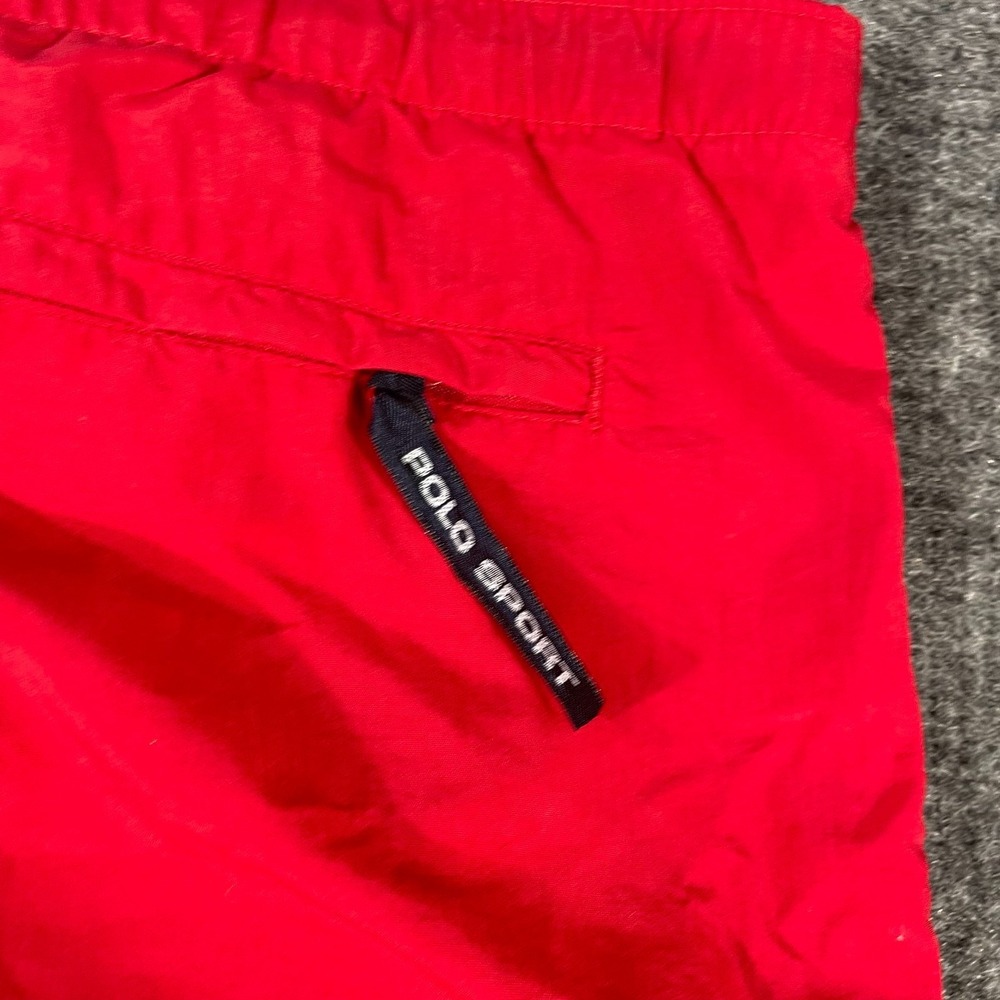 Vintage Polo Sport Ralph Lauren Swim Trunks Mens XL Red Mesh Lined Retro 90s - Picture 12 of 12